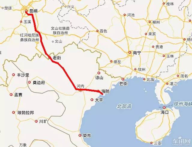 云南首条欧宝注册连接东南亚的标准轨距铁路仅用6小时开通越南客运